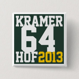 Badge Carré 5 Cm Appui JerryKramer4HOF