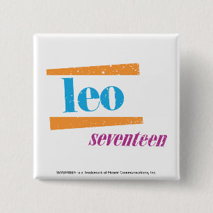 Badge Carré 5 Cm Aqua de Lion