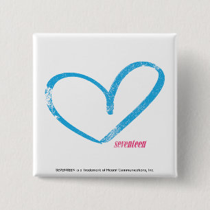 Badge Carré 5 Cm Aqua d'OpenHeart