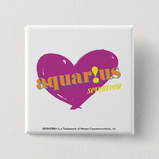 Badge Carré 5 Cm Aquarius 2 (Devant)
