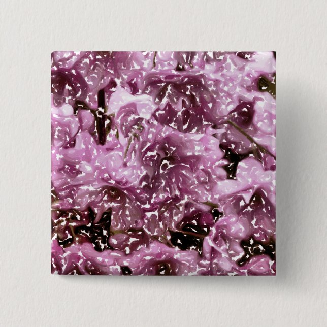 BADGE CARRÉ 5 CM ARBRE DE BLOSSOM (Devant)