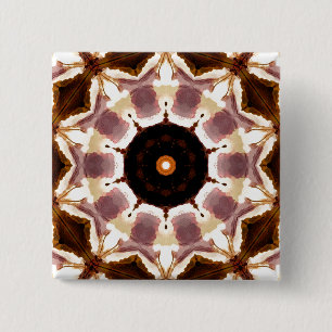BADGE CARRÉ 5 CM ARBRES