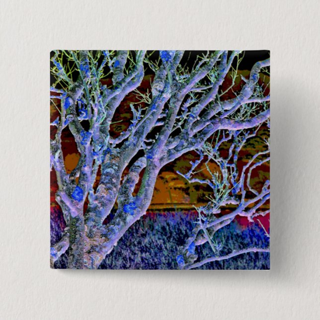BADGE CARRÉ 5 CM ARBRES (Devant)