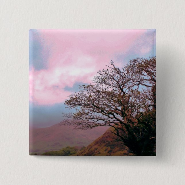 BADGE CARRÉ 5 CM ARBRES (Devant)