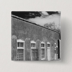 Badge Carré 5 Cm Architecture de style territorial, Santa Fe, Nouve
