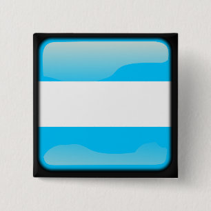 Badge Carré 5 Cm Argentin poli
