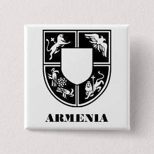 Badge Carré 5 Cm Armenian State Emblem Art Contemporain
