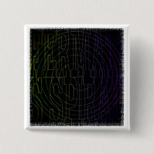 Badge Carré 5 Cm Art frais des textes de geek de maths : La spirale
