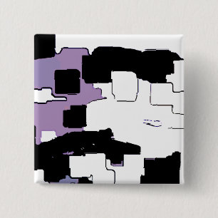 Badge Carré 5 Cm Art géométrique "Dream in Purple"