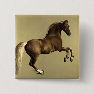Badge Carré 5 Cm Art vintage de cheval : Whistlejacket