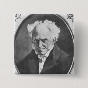 Badge Carré 5 Cm Arthur Schopenhauer