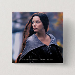 Badge Carré 5 Cm ARWEN™ regardant en arrière