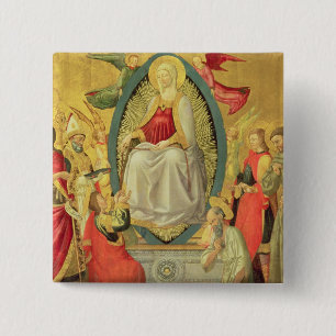 Badge Carré 5 Cm Ascension de la Vierge, 1465