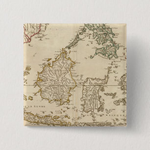 Badge Carré 5 Cm Asie du Sud-Est 3