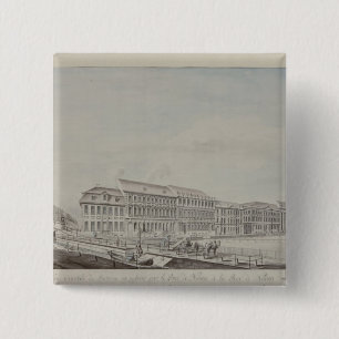 Badge Carré 5 Cm Aspect occidental de Wilhelmsplatz, c.1773