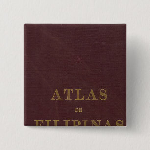 Badge Carré 5 Cm Atlas des Philippines