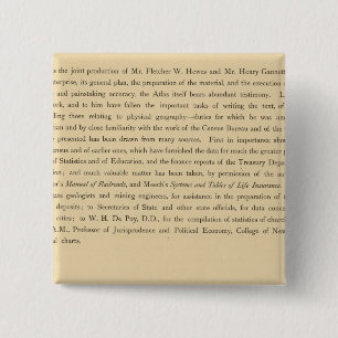 Badge Carré 5 Cm Atlas statistique de Scribner