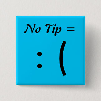 Badge Carré 5 Cm Aucun bout = : (