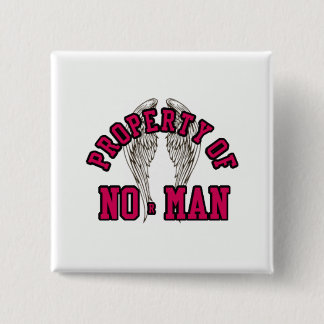 Badge Carré 5 Cm Aucun bouton d'homme