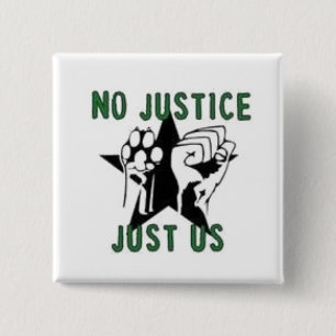Badge Carré 5 Cm Aucun juge, juste nous