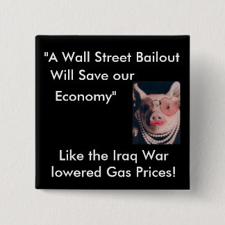 Badge Carré 5 Cm Aucun renflouement de Wallstreet