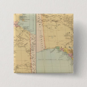 Badge Carré 5 Cm Australie du Sud 2
