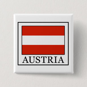 Badge Carré 5 Cm Austria button