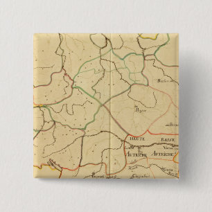 Badge Carré 5 Cm Autriche et République tchèque 3