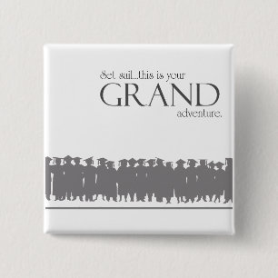 Badge Carré 5 Cm aventure grande de ~ licencié