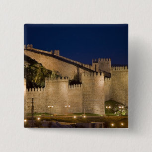 Badge Carré 5 Cm Avila, Castille et Leon, Espagne
