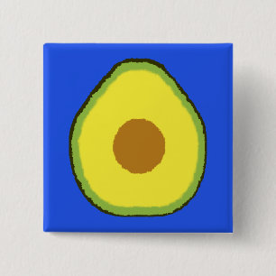 Badge Carré 5 Cm Avocado
