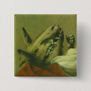 Badge Carré 5 Cm Baby Devil Button