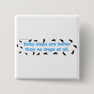 Badge Carré 5 Cm BabySteps