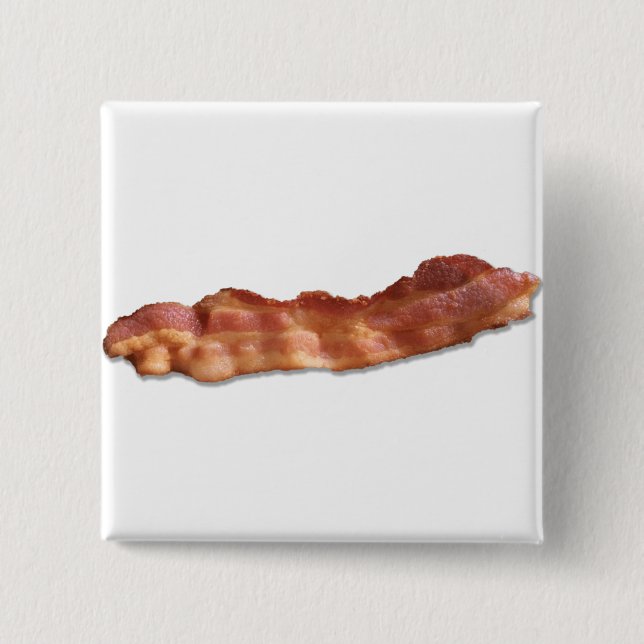 Badge Carré 5 Cm Bacon (Devant)