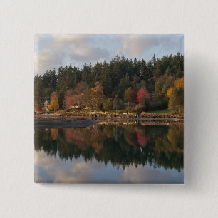 Badge Carré 5 Cm Baie de Fletcher