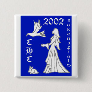 Badge Carré 5 Cm Bakersfield 2002