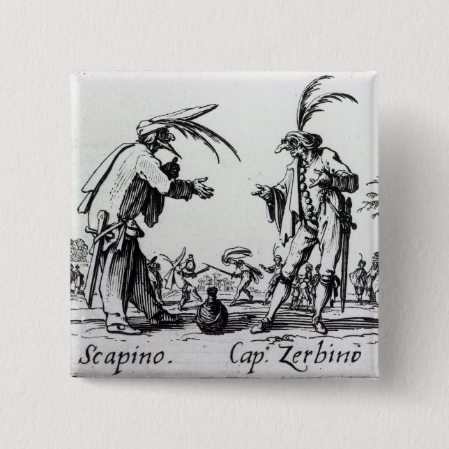 Badge Carré 5 Cm Balli de Sfessania, c.1622 2 (Devant)
