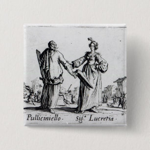 Badge Carré 5 Cm Balli de Sfessania, c.1622 2