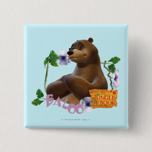 Badge Carré 5 Cm Baloo 2