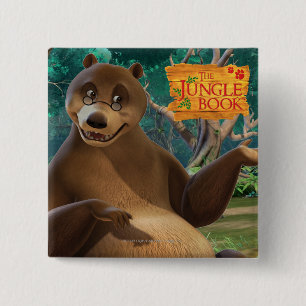 Badge Carré 5 Cm Baloo 4