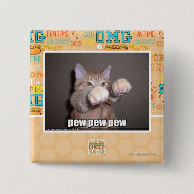 Badge Carré 5 Cm Banc de banc de banc (Devant)