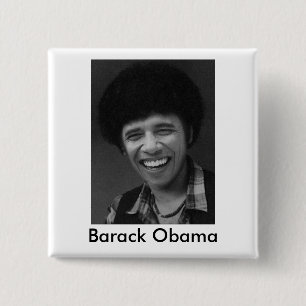 Badge Carré 5 Cm Barack Obama