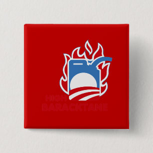 BADGE CARRÉ 5 CM BARACKTANE ÉLEVÉE