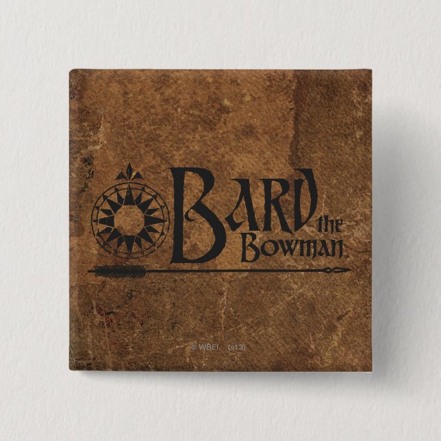 BADGE CARRÉ 5 CM BARD THE BOWMAN™ (Devant)