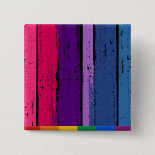 BADGE CARRÉ 5 CM BARRE BISEXUELLE D'ENCRE DE FIERTÉ - .PNG