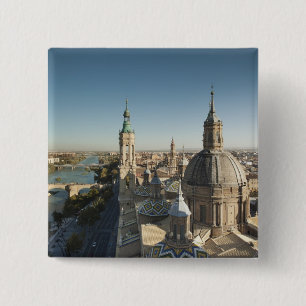 Badge Carré 5 Cm Basilique de Notre-Dame du Pilier