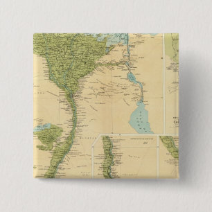 Badge Carré 5 Cm Basse-Égypte