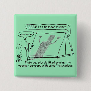 Badge Carré 5 Cm Bassoonsquatch