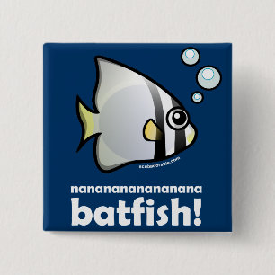 Badge Carré 5 Cm Batfish de nananananananana !