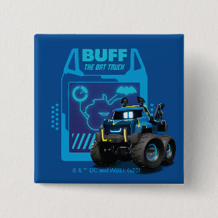 Badge Carré 5 Cm Batwheel™ Buff - Le Camion Bat